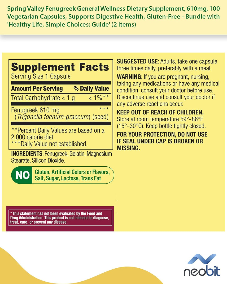 Spring Valley Fenugreek
