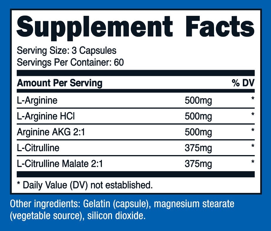 Nutricost Nitric Oxide Booster Capsules